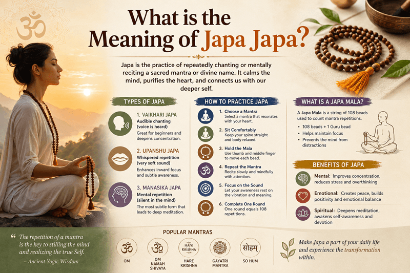 What is the Meaning of Japa Japa? Benefits, Method & Spiritual Significance