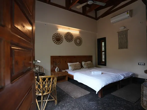 Single private room during 300 hour yoga teacher training in Rishikesh Single private room for 300 hour YTT students in Rishikesh